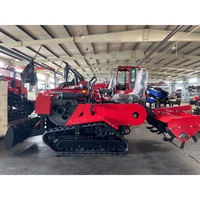 Tractor agrícola sobre orugas de 25HP con engranajes de neumáticos de goma y componentes del núcleo del motor para maquinaria agrícola