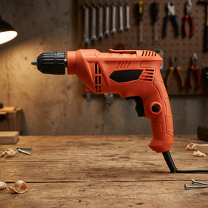 Ulie 220-240V <b>Corded</b> Power Drill Variable Speed Keyless Chuck <b>Electric</b> Drill Driver for Wood Metal Plastic DIY Home Use - Product Image 4