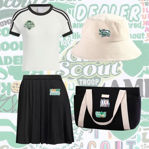 ילדה עוגיה ירוקה scout נושאים ברזל עם תבניות עוגייה חמודים עבור שקיות חצאיות ותלבושת יומי - Product Image 5