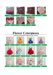 Boule de fleurs artificielle réaliste de haute qualité style forêt pour décoration de mariage, événements, toile de fond, centre de table et ornement d'intérieur - Product Image 6