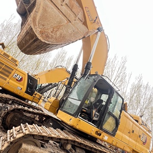 รถขุด CAT 395 มือสอง สีเหลือง อุปกรณ์ก่อสร้างหนัก พร้อมบุ้งขุดและเครื่องยนต์ - Product Image 1