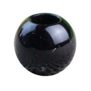 Black Acrylic Round <b>Beads</b> 6mm 8mm 10mm For Jewelry Making Loose <b>Beads</b> With Holes Already Drilled - Product Image 5