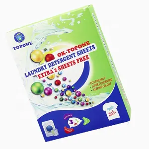 Light blue Eco-friendly Laundry Sheets with Lavender Scent For travel, college, laundromat and at home