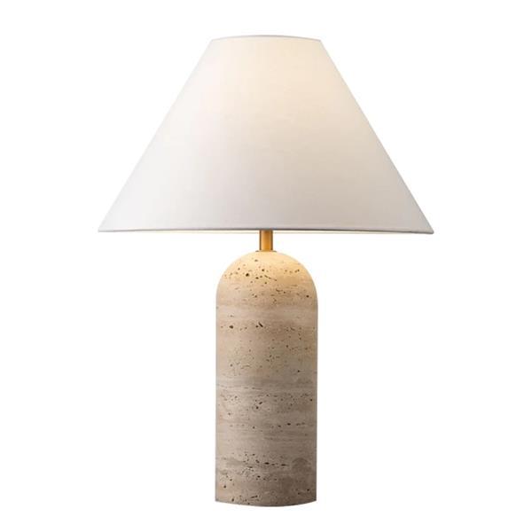 Wabi-Sabi Style Yellow Cave Stone LED Table Lamp Minimalist Designer Warm White Living Room Bedroom Hotel Homestay Bedside Lamp