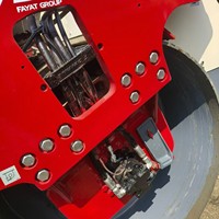 Rouleau compresseur à double tambour Dynapac CC6200 d'occasion, poids de 13600 kg, double fréquence et amplitude pour le compactage des chaussées en asphalte autoroutier