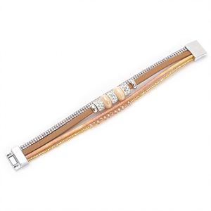 Cross <b>Leather</b> <b>Bracelet</b> Reliable Logistics Partner Wholesalers Matte Finish Surface Holiday Gift for Women Certified Color Time - Product Image 1
