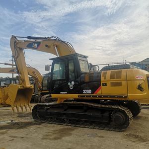 Excavadora de 20 Toneladas para Sitios de Excavación Medianos, Excavadora Usada CAT 320d, Máquina Excavadora de Orugas Caterpillar Japonesa para Granja - Product Image 2