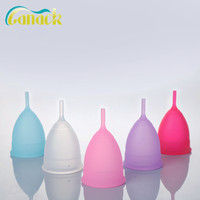 Venta al por mayor precio adecuado período plegable silicona señoras Copa Menstrual