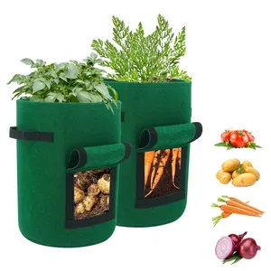 Spring Summer festival Vegetable Growth Grow Bag Breathable durable felt Potato growth bag