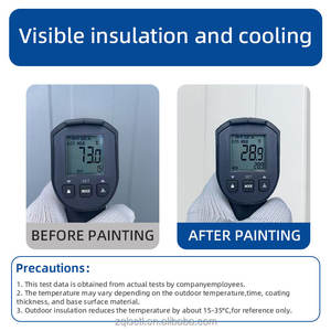 Peinture <span class=keywords><strong>en</strong></span> aérosol liquide de protection thermique anti-rouille réfléchissante de la chaleur du soleil pour toiture et murs à base d'eau - Product Image 4