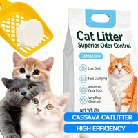 Sacs sous vide personnalisés Runzheng OEM pour litière pour chat végétale et écologique à base de manioc, 1,5/5/10 kg, super absorbants et à agglomération rapide