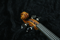 Handmade 4/4 Full Size Violin with Solid Spruce Top, Professional Strings & Bridge, Hand Carved Sound Holes