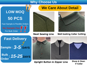 Mùa Xuân Jacquard Men's Dệt Kim Nút Ngắn Tay Áo Cardigan Người Đàn Ông Tinh Khiết Cotton Cardigans Dệt Kim Polo Cổ Áo Sơ Mi Áo Len Người Đàn Ông - Product Image 5