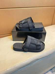 Chaussures de créateur de haute qualité, marque de mode, sandales pour hommes, printemps-été, avec boucle de ceinture jacquard à lettres, tongs imperméables d'extérieur - Product Image 2