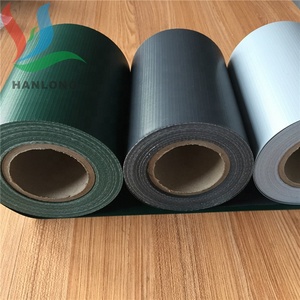 EU tiêu chuẩn 450gsm 19cm * 35m PVC hàng rào dải cho <span class=keywords><strong>v</strong></span>ườn riêng tư <span class=keywords><strong>v</strong></span>ới kẹp - Product Image 1