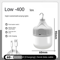 Luz Led Portátil Recargable por USB de 30W 80W 150W 200W Lámpara de Bulbo de Emergencia para Camping y Hogar al Aire Libre