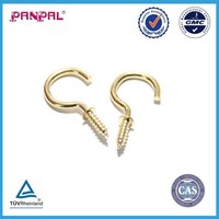 Venta al por mayor de fábrica PANPAL ZY1284 180 piezas de ganchos de tornillo de hierro de varios tamaños, autorroscantes, para decoración del hogar y manualidades DIY