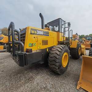 Retroexcavadora Komatsu 380 Wa380 original construida en Japón en buenas condiciones, bajas horas de trabajo, características del motor central, componentes del motor - Product Image 2