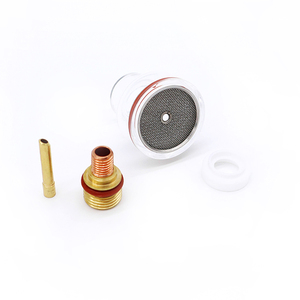 Bắc <span class=keywords><strong>Tig</strong></span> Hàn Ngọn Đuốc Phụ Kiện Ống Kính Khí lùn mập Pyrex Cốc Thủy Tinh Kit Kem Vòi Phun Cho Wp-17 /18 /26 - Product Image 3