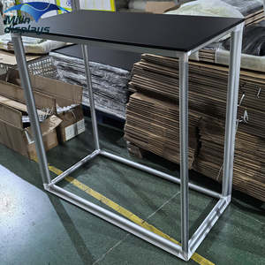 Meja Resepsionis Portabel dengan Lampu LED untuk Pameran Dagang, Promosi Merek, dan Pameran Dagang, Dilengkapi Lampu Belakang - Product Image 2