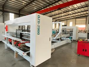 Máquina Guler de carpetas automática accionada eléctricamente para hacer papel/cajas corrugadas para alimentos, bebidas, motor de engranajes químicos - Product Image 6
