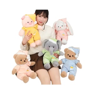 Nouveaux pyjamas Orun Orange Good Night brodés avec des jouets en peluche ours, lapin, éléphant, cochon, confortables pour l'accompagnement du sommeil, cadeau - Product Image 5