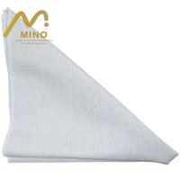 Serviettes en lin à imprimé floral vert, motif personnalisé pour mariage, restaurant, bar, décoration de table, vente en gros