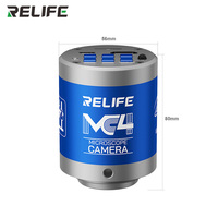 Caméra de microscope RELIFE MC4 4K Type-C, caméra ultra HD 8MP pour téléphone, micro-soudure de circuits imprimés, inspection SMT, outils de réparation
