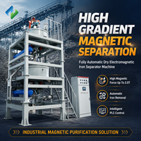 Séparateur magnétique à sec en métal, séparateur électrostatique à gradient élevé, séparateur magnétique pour le traitement des matériaux industriels miniers