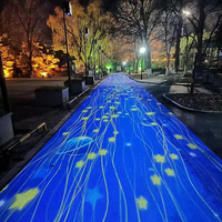 Projection de sol interactive à l'extérieur Visuels engageants et amusant Chaque événement