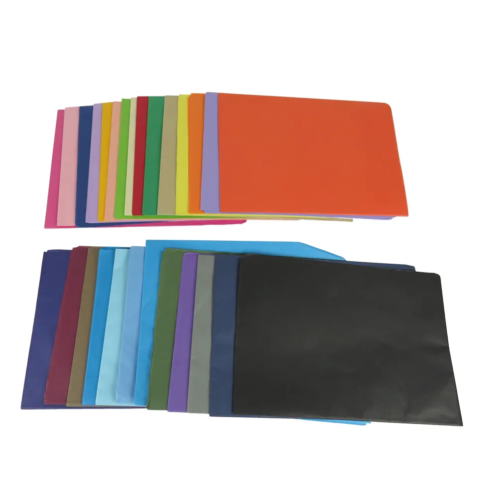Papier d'emballage de tissu personnalisé couleur tissu décoratif encre de soja impression Logo papier ciré Non toxique sûr