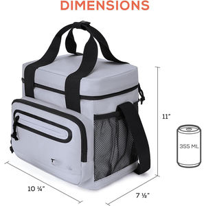 Échantillon gratuit glacière thermique portable de grande taille moyenne sac à lunch sac de pique-nique de travail - Product Image 4