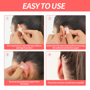 Best Ear Corrector Shaping <b>Sticker</b> <b>Transparent</b> Improved Version 2 Pack 4 Pack 6 Pack 8 Pack For Ear Shape Adjustment - Product Image 3