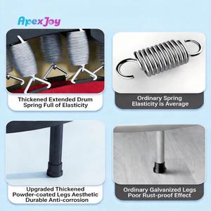 Trampolín Plegable <span class=keywords><strong>de</strong></span> 40 Pulgadas para Ejercicio Físico, Venta al por Mayor, Trampolín Silencioso para Gimnasio Interior, <span class=keywords><strong>Cama</strong></span> Elástica para Ejercicio - Product Image 4