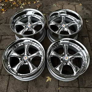 ล้อฟอร์จ YRO แบบสองชิ้น ขอบเว้าลึก ชุบโครเมียม ขนาด 17-24 นิ้ว 5x112 5x114.3 5x120 สำหรับ BMW ซีรีส์ 3 5 7 และ Audi A4 A6 - Product Image 1