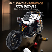 Guly 60558 2026 Nuevo MOC 1:5 Motocicleta R1200LC Creativa, Modelo de Rompecabezas de Alta Dificultad, Regalos Navideños, Juego de Bloques de Construcción