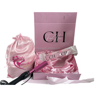 Boîtes de Luxe Personnalisées avec LOGO pour Perruques, Emballage pour Extensions de Cheveux, Sac en Satin, Bande de Fixation avec Cache-Oreilles et Peigne Chauffant