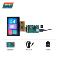 Módulo de Pantalla LCD TFT IPS Ultrafino DWIN de 4.3 Pulgadas, 480*272, Estructura COF, Puerto Serial, Pantalla Táctil, Panel HMI