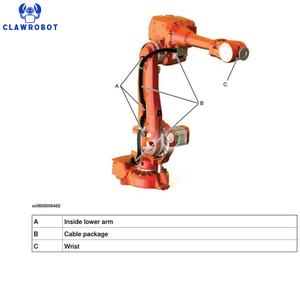 Robot CLAWROBOT ABB de 6 ejes y 10 kg, robot multipropósito, brazo robótico, pinza robótica para ensamblaje, desbarbado y limpieza. - Product Image 2