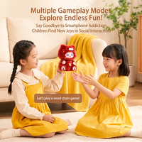 JOPARK ODM Peluche chat bleu mignon avec écran LED, nouvelle poupée adorable avec dialogue IA, jouet en peluche pour enfants, cadeaux