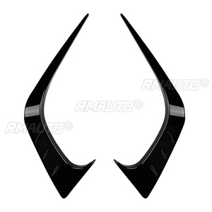 Kit carrosserie pour Honda Civic 11e génération 2021+ : séparateur de pare-chocs avant, aileron latéral, déflecteur d'air, lame de vent, aspect carbone/noir brillant - Product Image 3