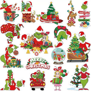 Pegatinas Reflectantes Personalizadas de Grinch para Coche, Imanes para Refrigerador y Coche - Product Image 3