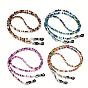 Cadenas de Perlas y Cristales para Gafas de Sol, Correas de Acrílico para Gafas, Collares de Moda al por Mayor para Mujer - Product Image 3