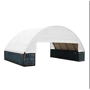 Abri de tente en PVC robuste à prix de gros pour le stockage de céréales, de charbon et l'équipement d'entrepôt – Auvent et auvent de protection - Product Image 1