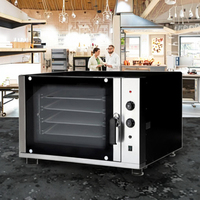 2020 nouveauté Mildrich Commercial quatre plateaux four à vapeur à convection électrique 6000W intégré pour une utilisation en boulangerie