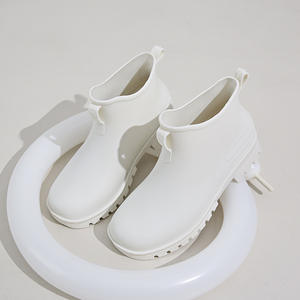 Idoit femmes bottes de pluie léger Eva sans lacet filles <span class=keywords><strong>amovible</strong></span> bottines solide extérieur imperméable dames chaussures de pluie - Product Image 3