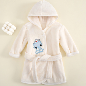 <span class=keywords><strong>Accappatoio</strong></span> con cappuccio per bambini per il bagno a casa, personalizzabile, ad asciugatura rapida, con bordo in morbida fascia antisudore, diversi stili, in microfibra. - Product Image 5