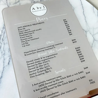 Panneaux de menu de bar arqué en acrylique noir et givré Menu de boissons de mariage en acrylique Signe de bar de mariage Signalisation de mariage Menu de restaurant