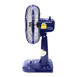 Hanabishi Electric <b>fan</b> stand <b>fan</b> HFA-812D size <b>12</b> <b>inch</b> Thailand product <b>Fan</b> Blue Metal Guard Electric Air Cooling - Product Image 4