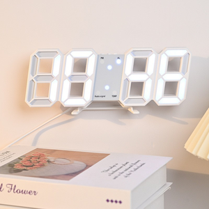 <span class=keywords><strong>Reloj</strong></span> Despertador Digital 3D para el Hogar, Escritorio, Pared, Sala de Estar, <span class=keywords><strong>Reloj</strong></span> Electrónico Creativo de Alta Gama para Montar en <span class=keywords><strong>la</strong></span> Pared - Product Image 1